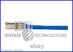 100pcs ez rj45 CAT5 Connectors, crimping tool plus 1 set new blades, ez-rj45 kit