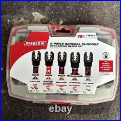 (10) New Diablo Universal Fit Wood and Metal Oscillating Blade Set (5pc) DOU5SPC