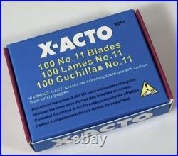 10 Packs Of 100-1000 X-Acto Blades11Precision Point Xacto X-611 For Hobby Knife
