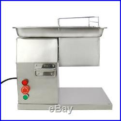 110V 250KG Output Meat Cutting Machine Meat Slicer Cutter With 1 Set of Blade