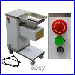 110V Meat Cutting Machine, Meat Cutter Slicer 500KG Output with one Set Blade 3mm