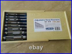 11pcs/set Adjustable Hand Reamers A-K, H4-H14, 15/32 to 1-1/2, HSS 6 blades #515