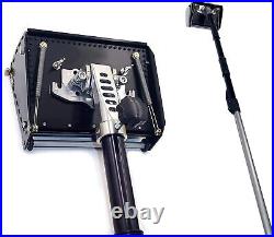 12 inch Drywall Flat Box Skimming Blade Set Plastering Flat Box Extension Handle