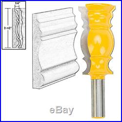 thumbnail image 2 of 1/2 Inch Shank Crown Molding Router Bit Set - Milling Cutter For Woodworking 2 of 4