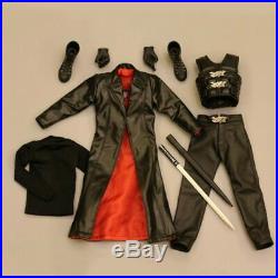 1/6 Scale Blade Warrior Vampire Hunter Wesley Snipes Leather Suit Clothing