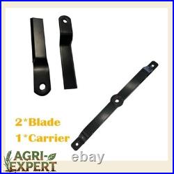 1 Set Skid Steer Brush Cutter Cutting Blades & Carrier For BC-13-72W Accessories