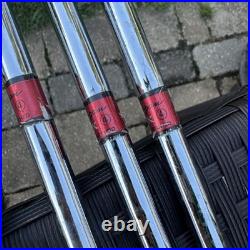 2005 Ben Hogan Apex FTX 3-E Apex 4 Stiff Steel Iron Set New Grips