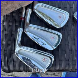 2005 Ben Hogan Apex FTX 3-E Apex 4 Stiff Steel Iron Set New Grips