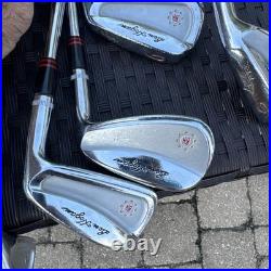 2005 Ben Hogan Apex FTX 3-E Apex 4 Stiff Steel Iron Set New Grips