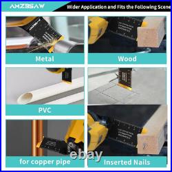 200 PCS Oscillating Tool Blades, Titanium and High Carbon Steel Saw Blades for W