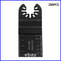 200 Pcs Oscillating Saw Blades for Wood Plastic, Quick Release Multi Tool Blades