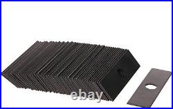 200pk 8 Stick Edger Blade Set, Black Coated 8 x 2 for Lawn Edging