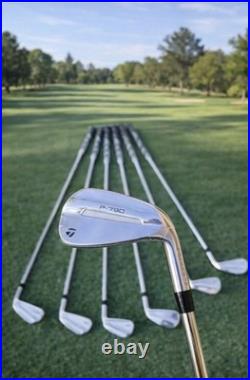 2025 TaylorMade Chrome P790 Irons Set 4-PW STUNNING! DG Flex Stiff S300 105g