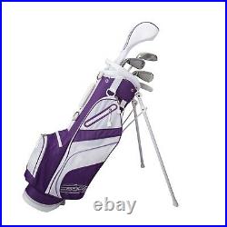 23530 Tour X Size 3 Purple 5pc Jr Golf Set withStand Bag