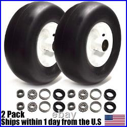 2PK Front Solid Tire Assembly Puncture Proof No Flat 13x5x6 For eXmark Lazer Z