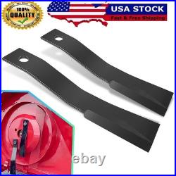 2 Blades Set for Bush Hog 7555 Rotary Cutter Blades 24 x 3/4 Lawn Mower Blades