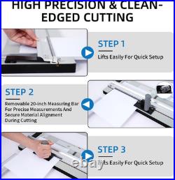32In Mat Cutter for Framing, with Heavy Duty Precision Straight & 45° Bevel Cutt