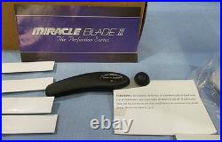36pc New Miracle Blade III Perfection Series Lot (3) 11pc Knife Sets + Juicers