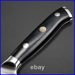 3PCS Kitchen Knife Set Japanese Santoku Knife Damascus Steel Sharp Blade Slicer
