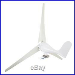 400W Max Wind Turbine Generator 3 Blades DC 12V Kit Set With Charger Controller