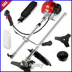 43CC 2/1+18 Inch String Trimmer Gas Powered Weed Eater &Two Detachable Heads New