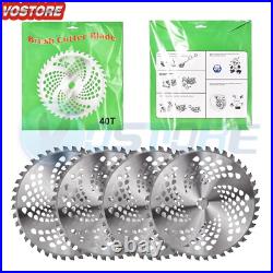 4 Pack 10 x 40T Carbide Tip Brush Blades fits for Cutter Trimmer Weed Eater
