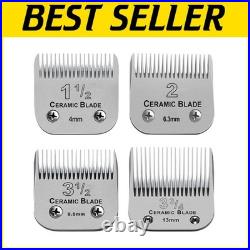 4-Pack Replacement Blades for Andis & Oster Clippers