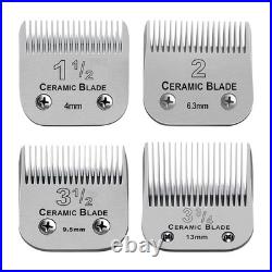 4-Pack Replacement Blades for Andis & Oster Clippers