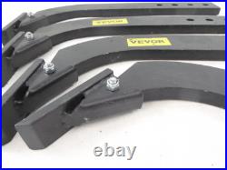 4 Pack Vevor 18 Heavy Duty 4-Hole Box Blade Scarifier Shank withTapered Teeth
