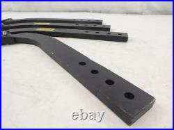 4 Pack Vevor 18 Heavy Duty 4-Hole Box Blade Scarifier Shank withTapered Teeth