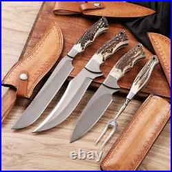 4-Piece Premium Kitchen Knife Set -Sandvik Steel 12c27
