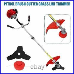 52CC 2 IN1 Gasonline String Trimmer Powerful Brush Cutter Grass Edger Lawn Mower