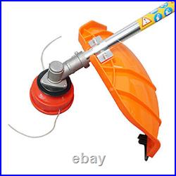 52cc 2-Cycle Gas Straight Shaft String Trimmer Backpack Brush Cutter Weed Eater