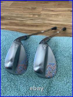 56/60 Corey Paul Custom Forged Raw Wedge Set R/H Boyd Blade Ferrules Brand New