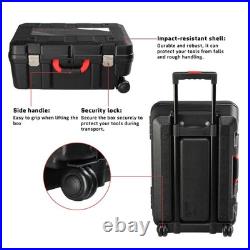 599PCS Mechanics Tool Set Rolling Tool Box with 21V Cordless Drill Repair Kit