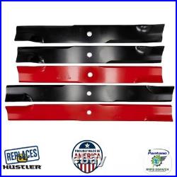 5-Blade Low Lift Set fits Hustler Super 104 Main & Wing Decks 600901 795633