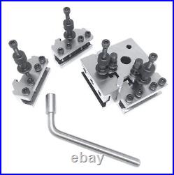 5 Pieces Set T37 Quick Change Toolpost Complete With HSS M2 Blade
