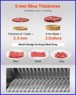 5mm Blade Stainless Steel Blade For SJY-DQ90 Commercial Meat Cutting Machine