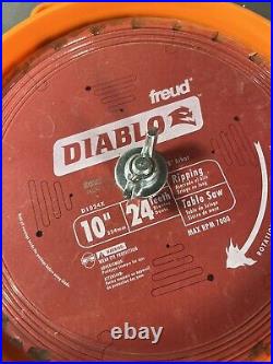 5pc Freud Diablo 10 Table / Circular Saw Blades. 24t, 40t, 60t, 60t, 80t Set