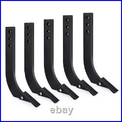5pcs/set 16'' Box Blade Shank Scarifier Shanks Teeth 3 Holes Box Scraper Shank