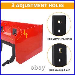 5pcs/set 16'' Box Blade Shank Scarifier Shanks Teeth 3 Holes Box Scraper Shank