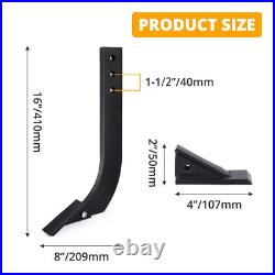 5pcs/set 16'' Box Blade Shank Scarifier Shanks Teeth 3 Holes Box Scraper Shank