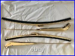 61-64 Impala 24k Gold Plated Wiper Arms And Blade Set