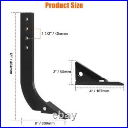 6Pcs 18'' Box Blade Shank Scarifier Shanks Teeth With 4 Holes Box Scraper Shank