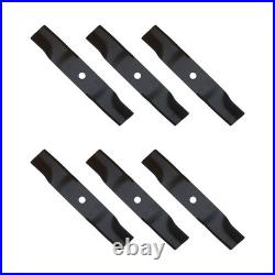 6 Pack of Iron Mower Blade Set Fits John Deere Ztrak New Commercial