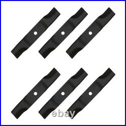 6 Pack of Iron Mower Blade Set Fits John Deere Ztrak New Commercial