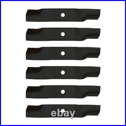 6 Pack of Iron Mower Blade Set Fits John Deere Ztrak New Commercial