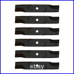 6 Pack of Iron Mower Blade Set Fits John Deere Ztrak New Commercial
