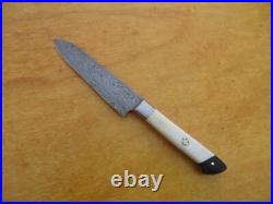 6 Pc's Beautiful Custom hand made Damascus steel Chef knife Set. (ZE-1071-BH+RB)