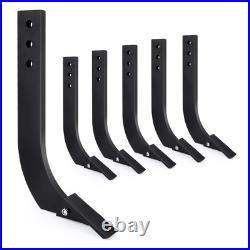 6pcs/set 16'' Box Blade Shank Scarifier Shanks Teeth 3 Holes Box Scraper Shank